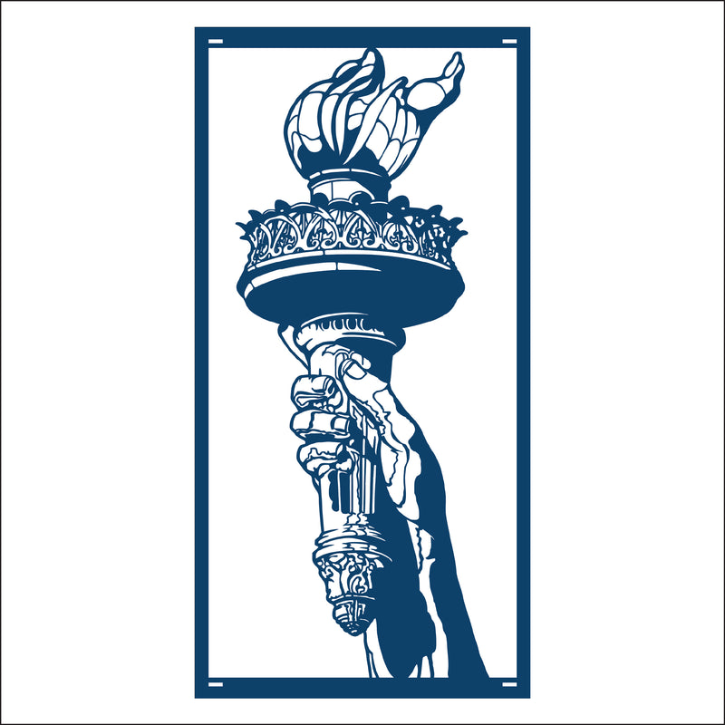 Load image into Gallery viewer, M148 Torch of Liberty - Metal Pole Banner