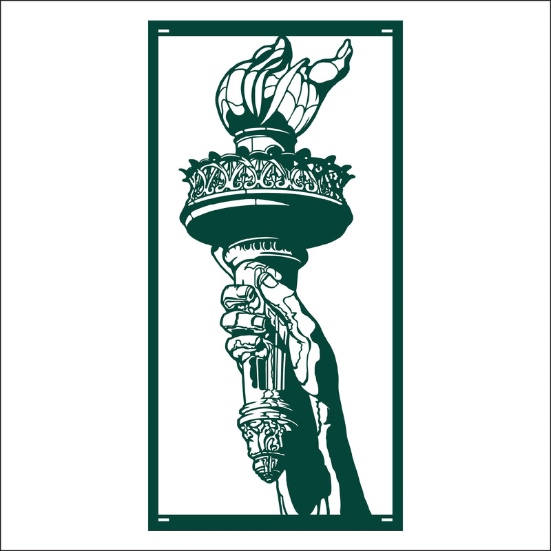Load image into Gallery viewer, M148 Torch of Liberty - Metal Pole Banner