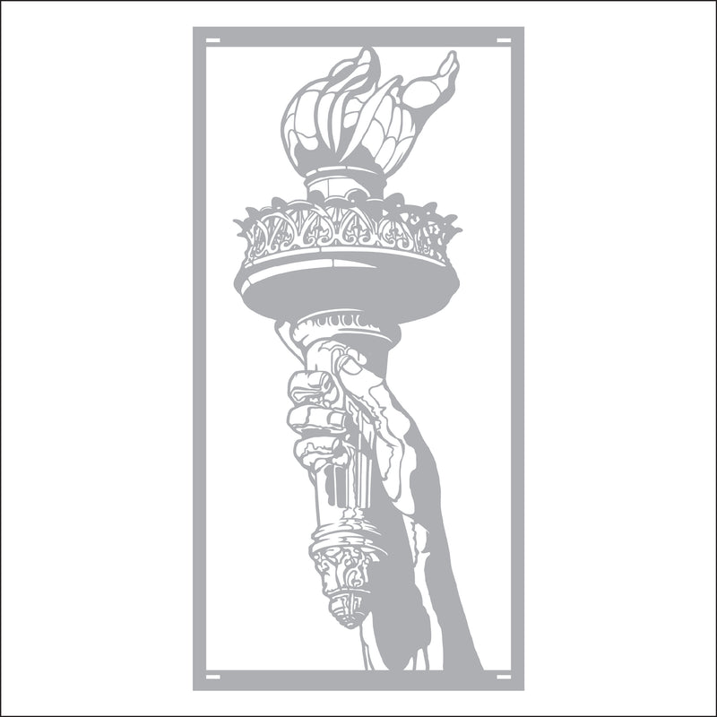 Load image into Gallery viewer, M148 Torch of Liberty - Metal Pole Banner