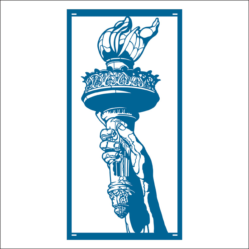 Load image into Gallery viewer, M148 Torch of Liberty - Metal Pole Banner