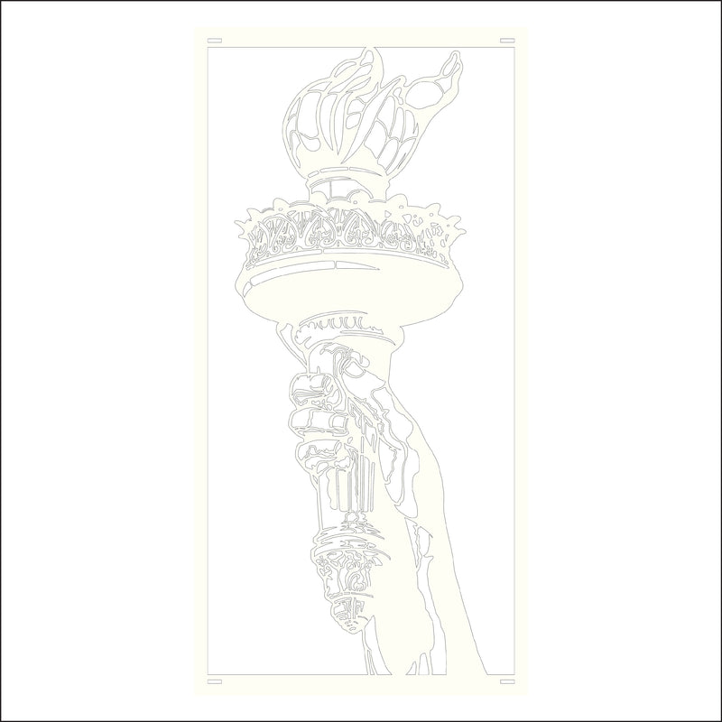 Load image into Gallery viewer, M148 Torch of Liberty - Metal Pole Banner