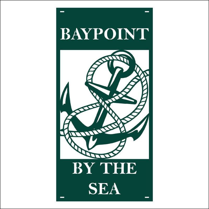 Load image into Gallery viewer, M149 Anchor - Metal Pole Banner