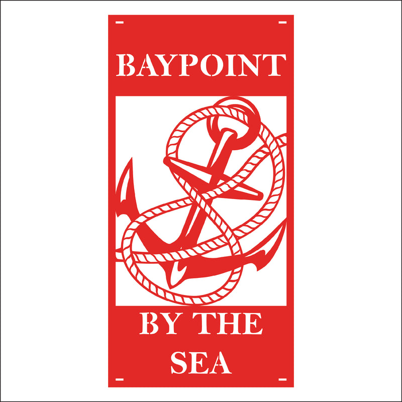 Load image into Gallery viewer, M149 Anchor - Metal Pole Banner