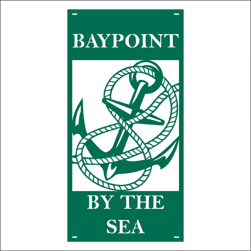 Load image into Gallery viewer, M149 Anchor - Metal Pole Banner