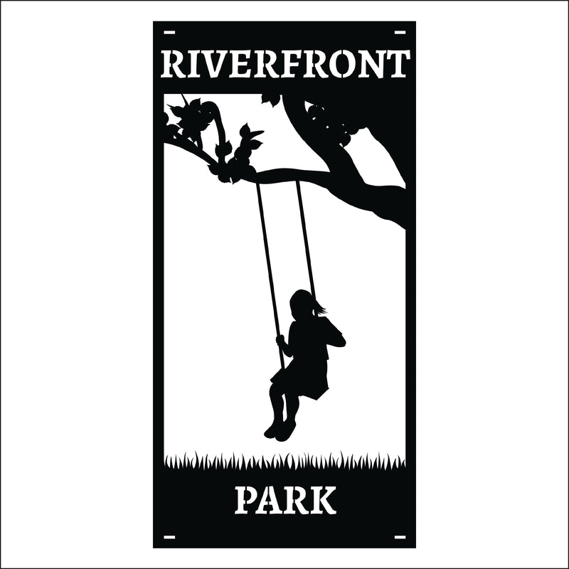 Load image into Gallery viewer, M150 Tree Swing - Metal Pole Banner