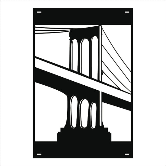 M151 Suspension Bridge - Metal Pole Banner