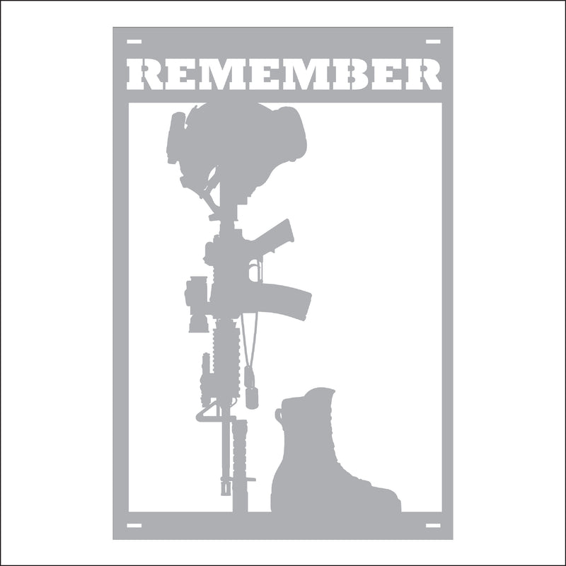 Load image into Gallery viewer, M153 Remember the Fallen - Metal Pole Banner