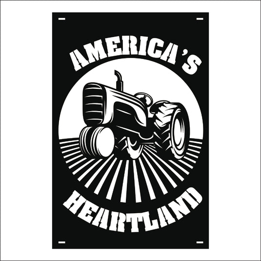 M154 The Heartland - Metal Pole Banner