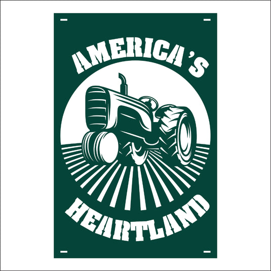 M154 The Heartland - Metal Pole Banner