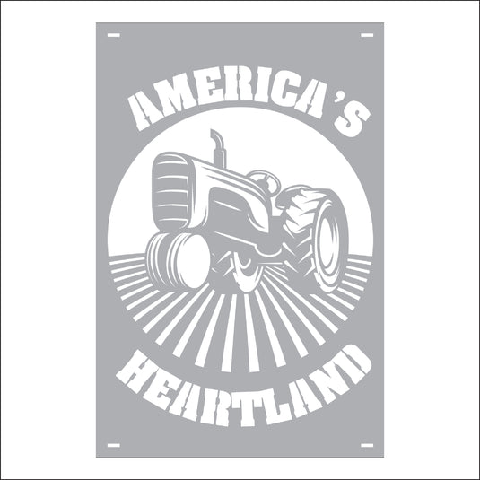 M154 The Heartland - Metal Pole Banner