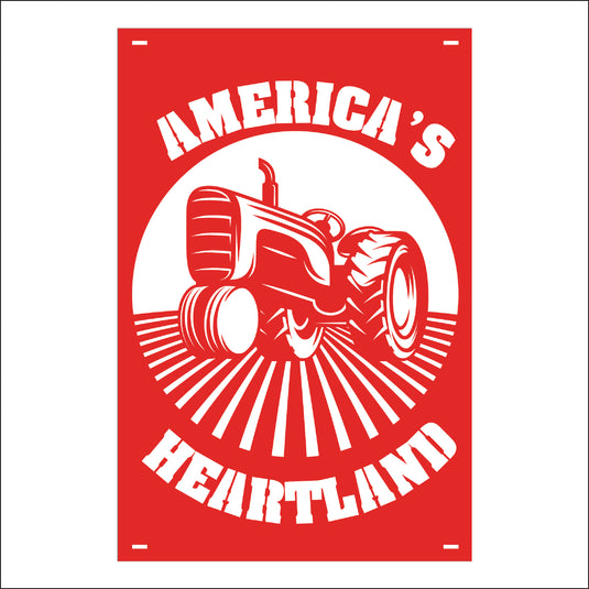 M154 The Heartland - Metal Pole Banner