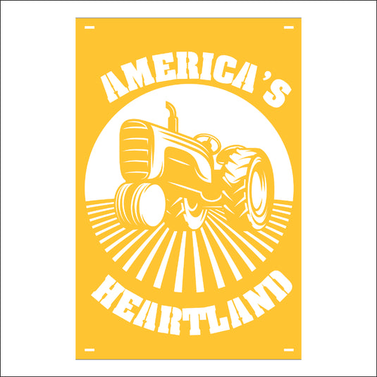 M154 The Heartland - Metal Pole Banner