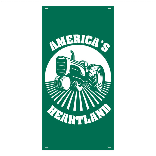 M154 The Heartland - Metal Pole Banner