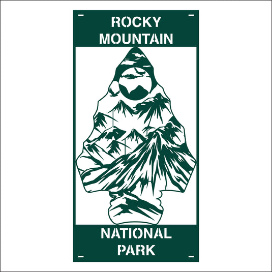 M156 Arrow Head Mountain - Metal Pole Banner