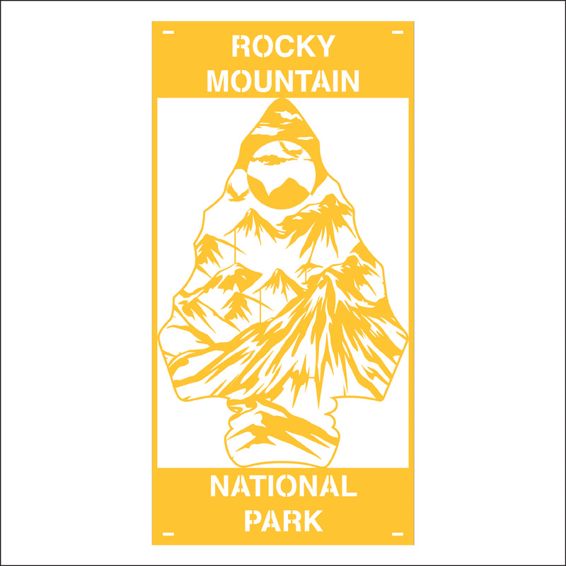 Load image into Gallery viewer, M156 Arrow Head Mountain - Metal Pole Banner