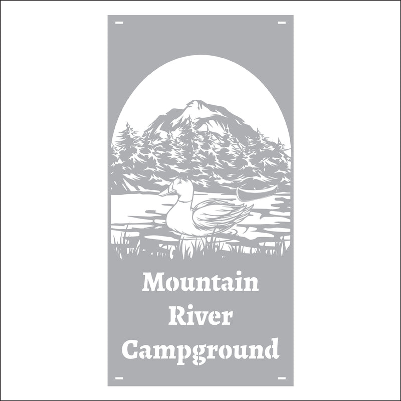 Load image into Gallery viewer, M157 Duck on Water - Metal Pole Banner