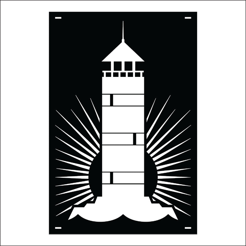 Load image into Gallery viewer, M159 Lighthouse - Metal Pole Banner