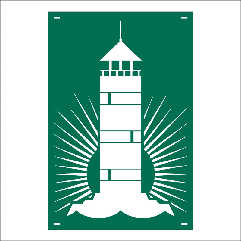 Load image into Gallery viewer, M159 Lighthouse - Metal Pole Banner