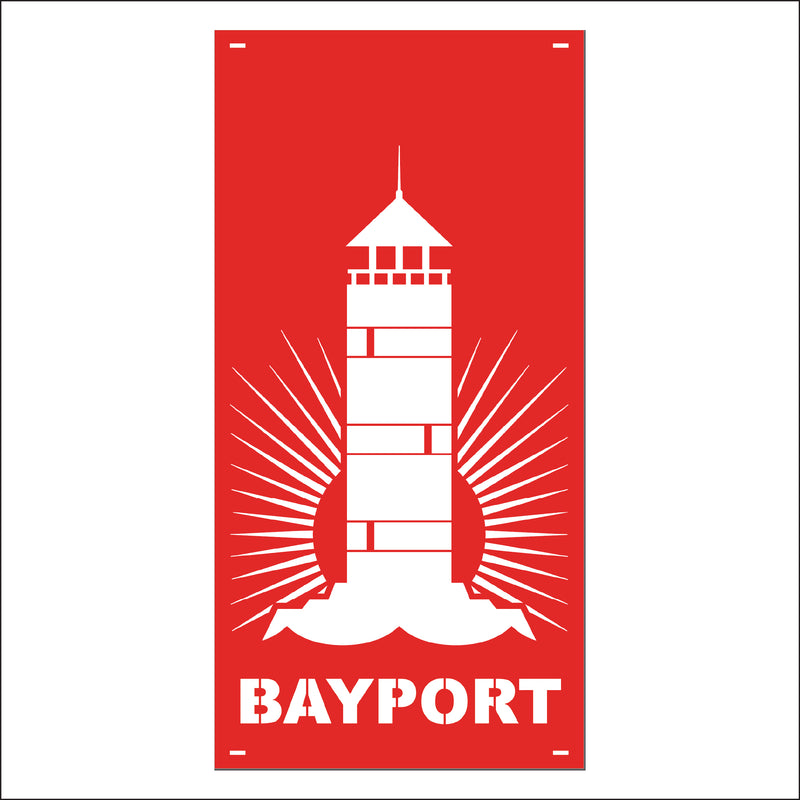 Load image into Gallery viewer, M159 Lighthouse - Metal Pole Banner