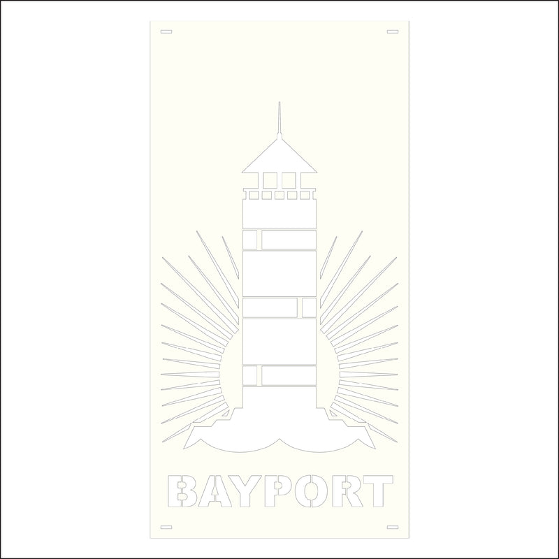 Load image into Gallery viewer, M159 Lighthouse - Metal Pole Banner
