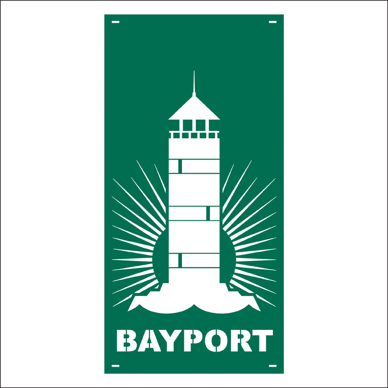 Load image into Gallery viewer, M159 Lighthouse - Metal Pole Banner