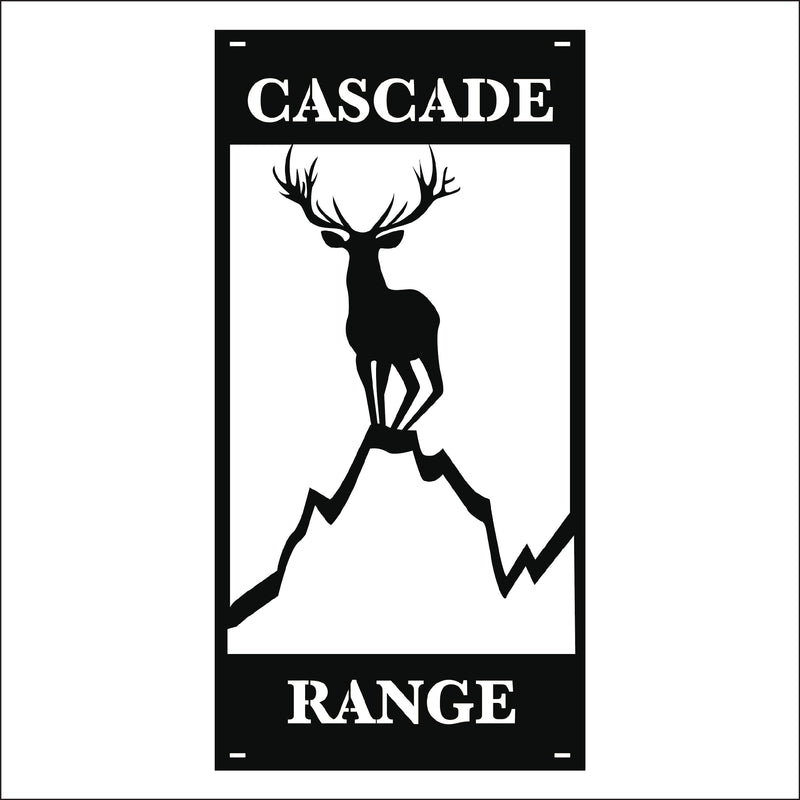 Load image into Gallery viewer, M163 Deer on Hill - Metal Pole Banner