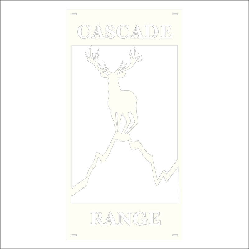 Load image into Gallery viewer, M163 Deer on Hill - Metal Pole Banner