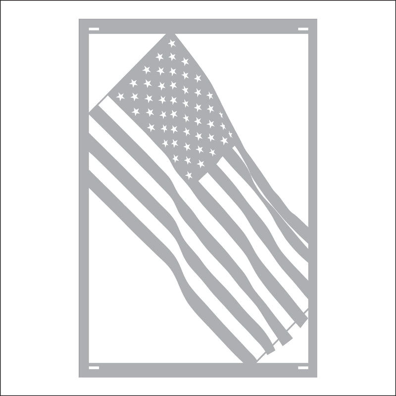 Load image into Gallery viewer, M166 Waving Flag - Metal Pole Banner