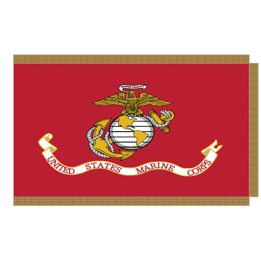 3' x 5'  Pole Hem and Fringe Nylon Military Flags