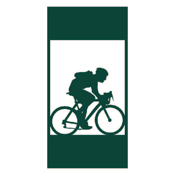 Load image into Gallery viewer, M100 Bicyclist - Metal Pole Banner