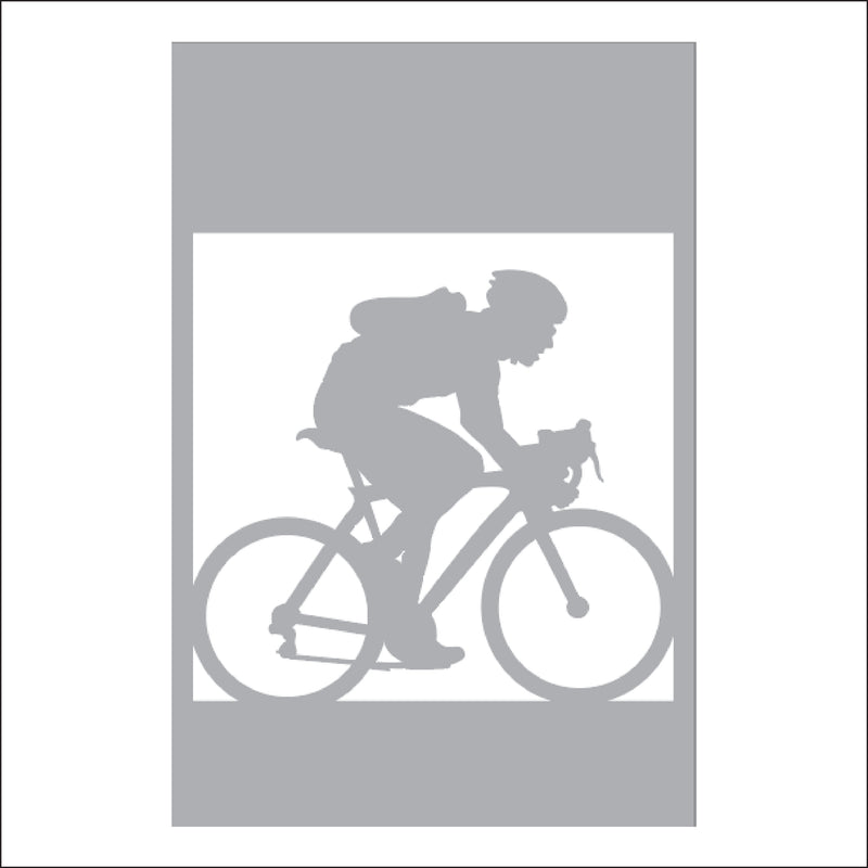 Load image into Gallery viewer, M100 Bicyclist - Metal Pole Banner