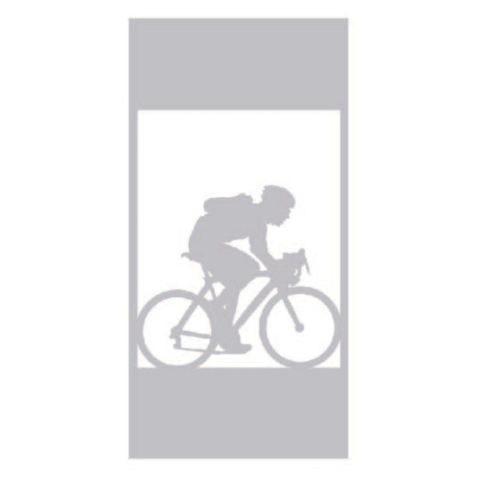 M100 Bicyclist - Metal Pole Banner