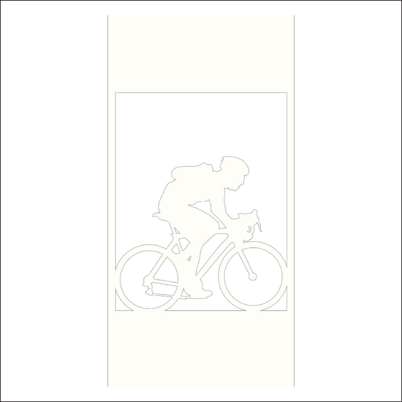 Load image into Gallery viewer, M100 Bicyclist - Metal Pole Banner