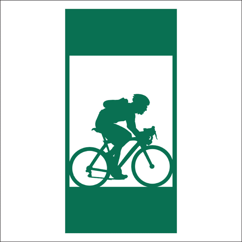 Load image into Gallery viewer, M100 Bicyclist - Metal Pole Banner