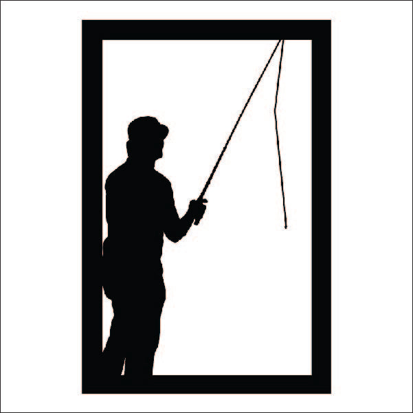 Load image into Gallery viewer, M105 Fisherman - Metal Pole Banner