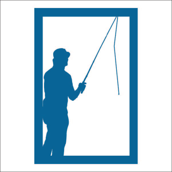 Load image into Gallery viewer, M105 Fisherman - Metal Pole Banner