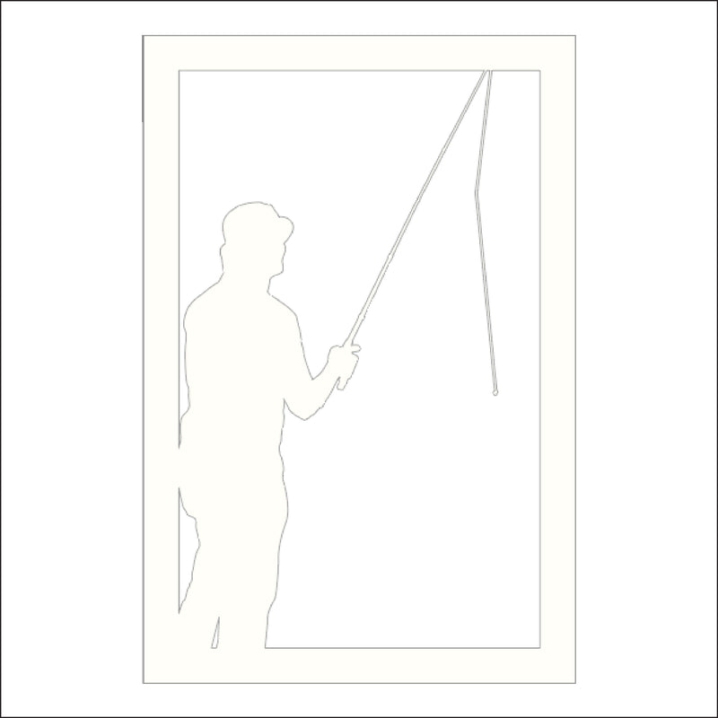 Load image into Gallery viewer, M105 Fisherman - Metal Pole Banner