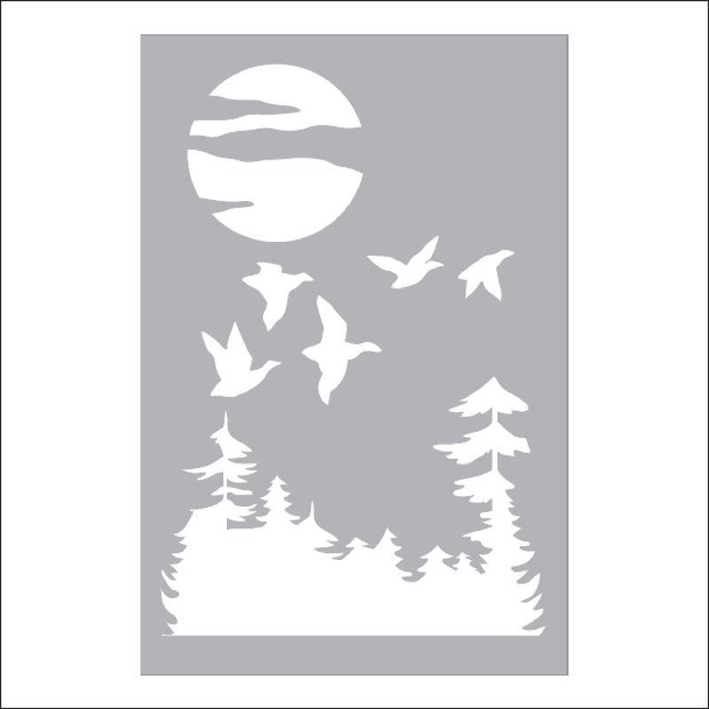 Load image into Gallery viewer, M109 Flock of Ducks - Metal Pole Banner