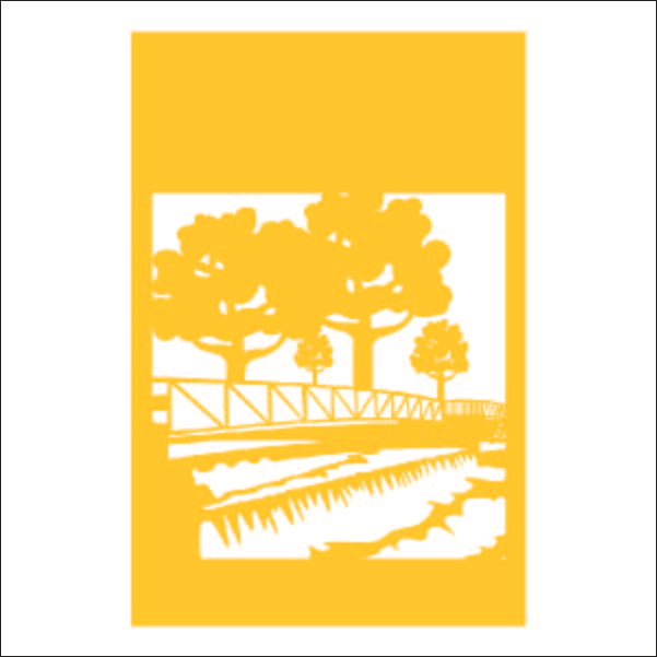 Load image into Gallery viewer, M103 River Bridge - Metal Pole Banner
