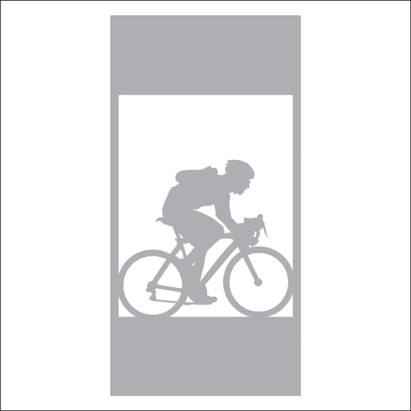 Load image into Gallery viewer, M100 Bicyclist - Metal Pole Banner