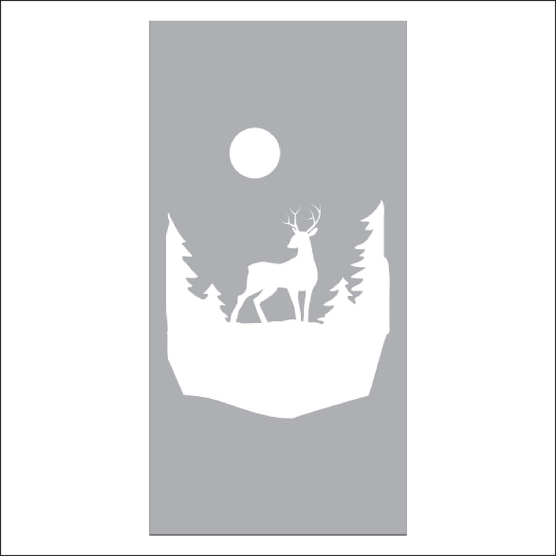 Load image into Gallery viewer, M108 Deer in the Woods - Metal Pole Banner