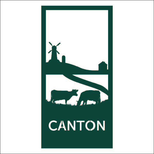 Load image into Gallery viewer, M107 Farm Town - Metal Pole Banner