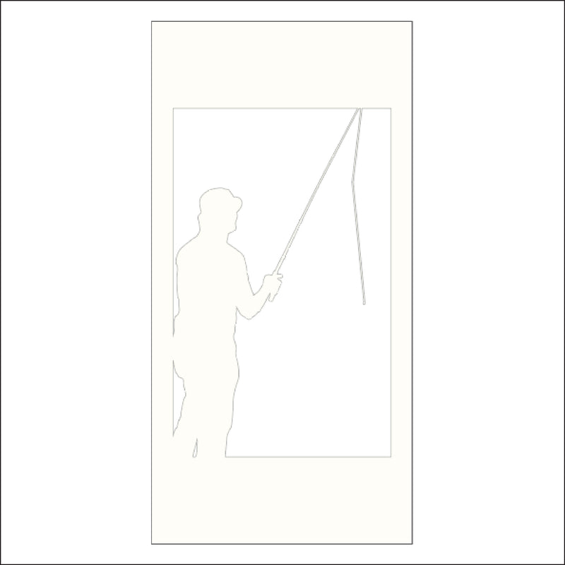 Load image into Gallery viewer, M105 Fisherman - Metal Pole Banner