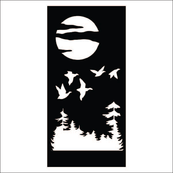 Load image into Gallery viewer, M109 Flock of Ducks - Metal Pole Banner