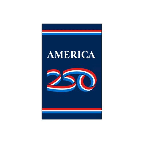 2.5' x 4' America250 Flag - Vertical Design