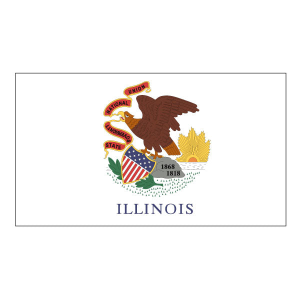 Load image into Gallery viewer, 3' x 5' Nylon State Flags - Header & Grommets