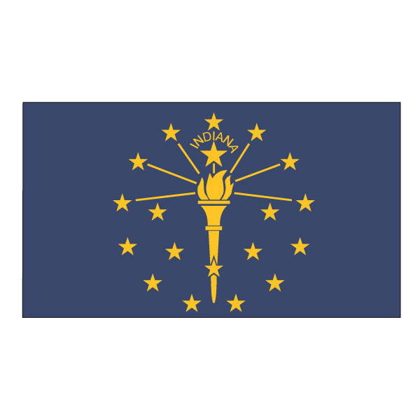 Load image into Gallery viewer, 5' x 8' Polyester State Flags - Header & Grommets