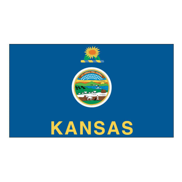 Load image into Gallery viewer, 3' x 5' Nylon State Flags - Header & Grommets