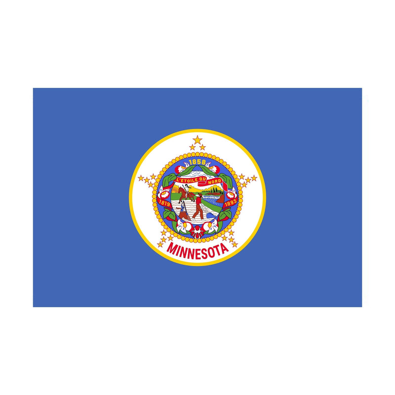 Load image into Gallery viewer, 5' x 8' Polyester State Flags - Header & Grommets