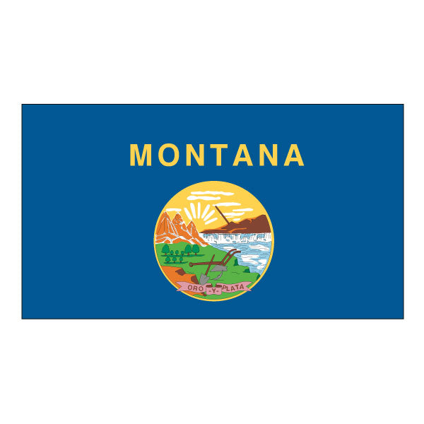 Load image into Gallery viewer, 5' x 8' Polyester State Flags - Header & Grommets